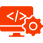 Development icon to show our development process of dental websites.